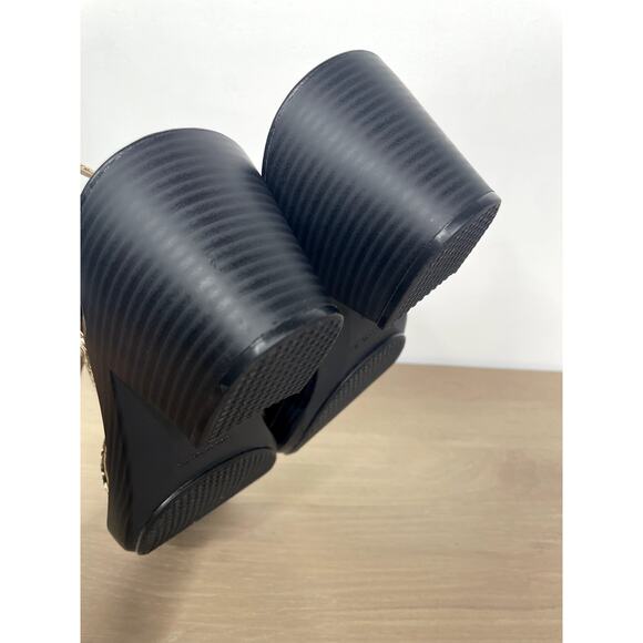 SoleyJane Sydney Heels Adelaide Snake & Sydney black 10 - Picture 8 of 11